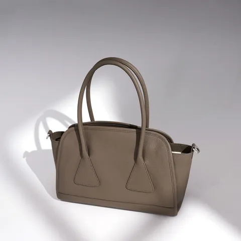 Large Capacity Boston Bag Genuine Leather Crossbody Bag Minimalist Commuter Shoulder Bag Top Layer Cowhide Women Handbag
