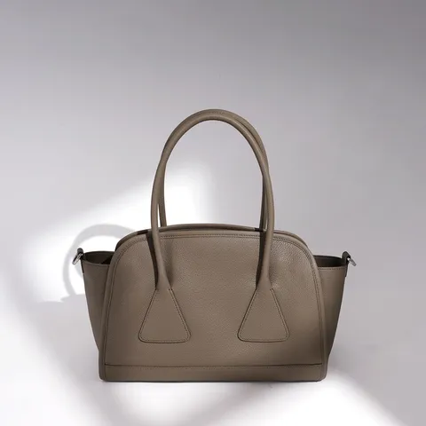 Large Capacity Boston Bag Genuine Leather Crossbody Bag Minimalist Commuter Shoulder Bag Top Layer Cowhide Women Handbag