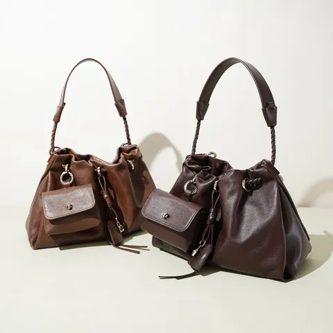 Retro Pleated Cloud Shoulder Bag For Women High Quality Cowhide Leather Crossbody Handbag Casual Commute Tote Bag
