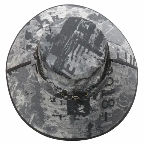 Unisex Waterproof Camouflage Bucket Hat Wide Brim UV Protection Sun Hat Foldable Outdoor Fishing Hat For Adults