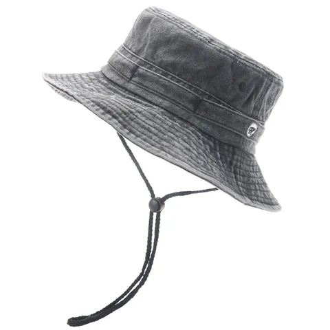 Unisex Vintage Gewaschen Baumwolle Fischerhut Sonnenschutz Outdoor Angelkappe