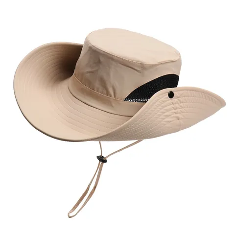 Unisex Outdoor Wasserdicht Schnelltrocknend Bucket Hat Sonnenschutz Wandern Angeln Reise Kappe