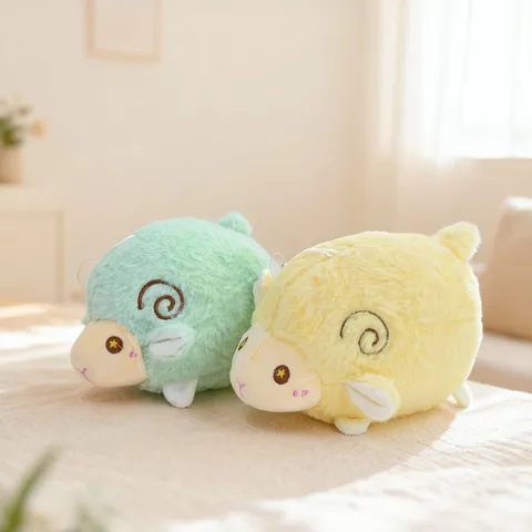 Cute Cartoon Little Lamb Plush Toy Stuffed Animal Soft Doll Cute Plushie Toy Kids Birthday Gift Home Decor