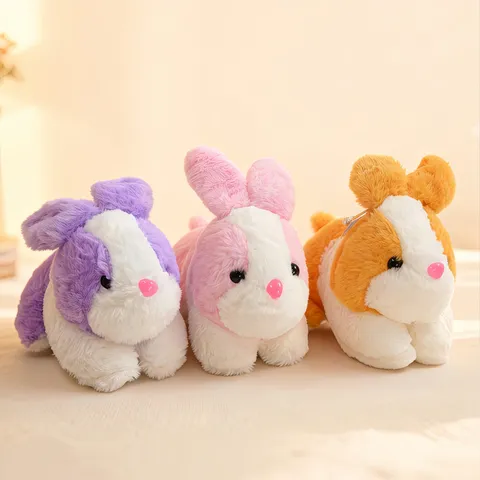 Cute Cartoon Lying Rabbit Plush Toy Stuffed Animal Soft Doll Kids Gift