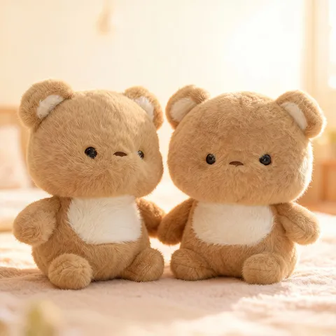 Cute Cartoon Animal Plush Toy Stuffed Doll Elephant Bear Rabbit Desktop Companion Soft Kids Toy Gift