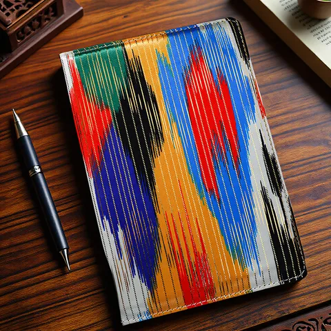 Cuaderno de Tela de Estilo Étnico Diario Portátil Retro Diario Creativo Souvenir de Viaje Oficina de Negocios Bloc de Notas