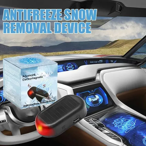 Auto Elektromagnetische Molekulare Interferenz Frostschutz Schneeräumung Instrument Solarbetriebener Auto Enteiser