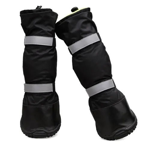 Grote Hondenschoenen Waterdicht Antislip Hoge Top Dubbele Band Elastische Regenlaarzen Huisdier Schoenen Beschermende Pootkleding