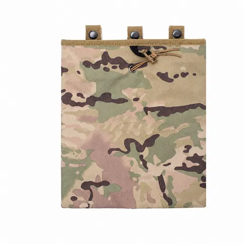 Bolsa de Descarga Táctica para Exteriores Bolsa Multiusos Camuflaje Militar Riñonera con Cordón para Senderismo Acampada