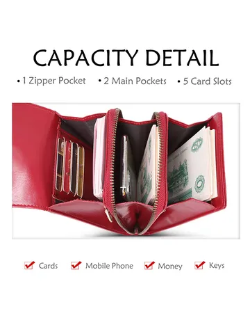 Sac Téléphone Portable Femme Cuir PU Vintage Sac Bandoulière RFID Anti-vol Petit Sac à Main Rétro Rabat Quotidien