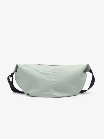 Mode Décontracté Femmes Nylon Sac Dumpling Léger Sac Bandoulière Croissant Couleur Unie Sac Bandoulière Quotidien