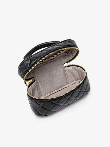 Femme Mode Matelassé Chaîne Sac Bandoulière Cuir PU Luxe Style Designer Petit Sac Carré Sac à Main