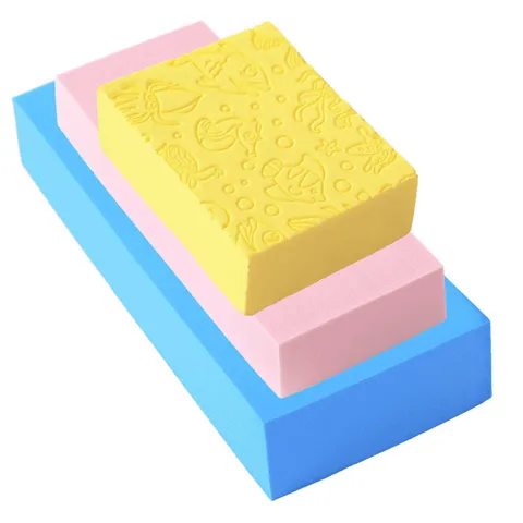 Cartoon PVA Baby Badeschwamm Hohe Dichte Peeling Badetuch Haushalt Weiche Reinigung Körper Scrub Schwamm