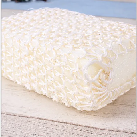 Cepillo De Baño De Sisal Natural Con Mango Largo De Madera Exfoliante De Espalda Corporal Para Ducha Limpieza Diaria