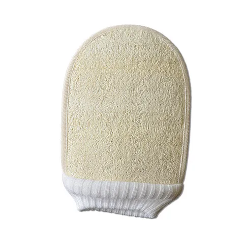 Guante de Esponja de Baño de Lufa Natural Exfoliante Corporal para Ducha Spa Limpieza Corporal Herramienta de Cuidado