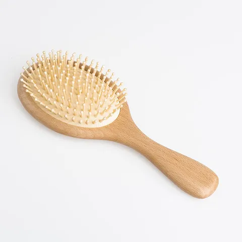 Beech Wood Air Cushion Massage Comb Anti Static Scalp Head Massage Hair Brush Wooden Hair Care Comb