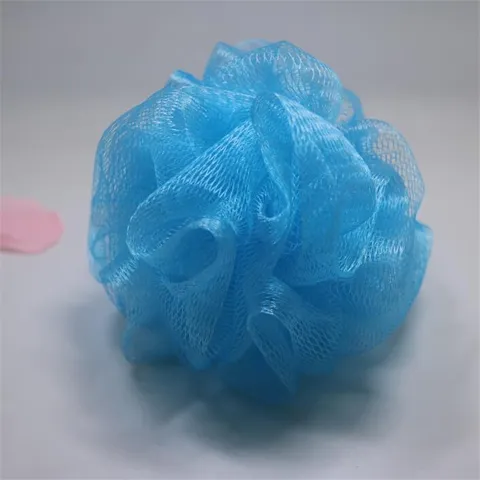 Bola de Esponja de Baño de Malla Colorida Esponja Loofah PE Fregador de Ducha Con Cordón para Limpieza Corporal Accesorios Diarios