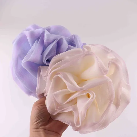 Large Rose Bath Sponge Foaming Net Cute Girl Bath Flower Scrubbing Towel Super Soft Viscose Fiber Bath Ball