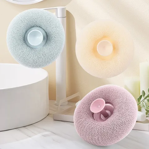 Japanese Style Exfoliating Mesh Bath Sponge Ball Shower Body Scrubber Cleaning Tool