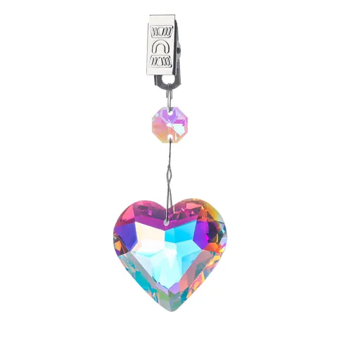 Pinces Poids pour Nappe en Cristal Pendentif en Verre Irisé Support de Nappe pour Maison Cuisine Salle à Manger Décor de Fête