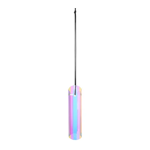 Pendentif Attrape-Soleil en Cristal Bande Longue Couleur AB Ornement Suspendu Coloré Pour Décoration Intérieure Fenêtre Accessoire Photo