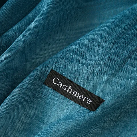 Sciarpa con Nappe in Filato Slub da Donna Minimalista Tinta Unita Scialle Leggero Moda Vacanza Protezione Solare