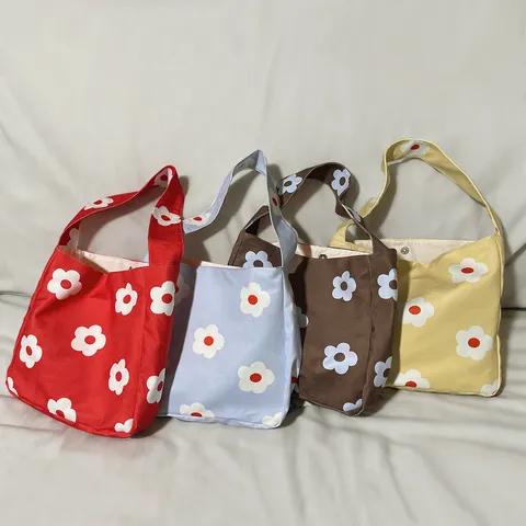 Women Large Capacity Velvet Shoulder Bag Vintage Floral Print Tote Bag Casual Commuter Underarm Bag Stylish Daily Purse