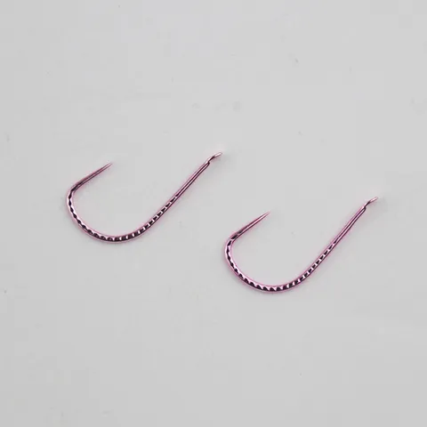 Ami da Pesca Senza Ardiglione in Acciaio Legato ad Alto Carbonio Rosa Shinkanto per Carpe e Carassi