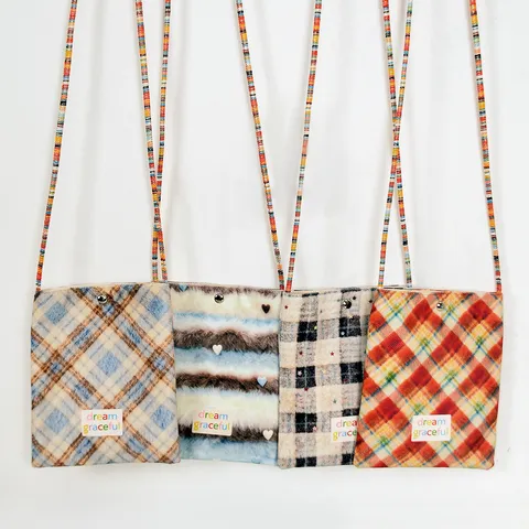 Γυναικείο Mικρό Tsanta Tachydromou Xaritoromeno Karota kai Asteri Pattern Mini Tsanta Omou Fashion Casual Messenger Tsanta Tilefonou