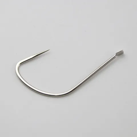 Heavy Duty Barbless Fishing Hook Extra Large Carp Anchor Hook Silver Electroplated Metal Fishing Tackle For River Outdoor Angling