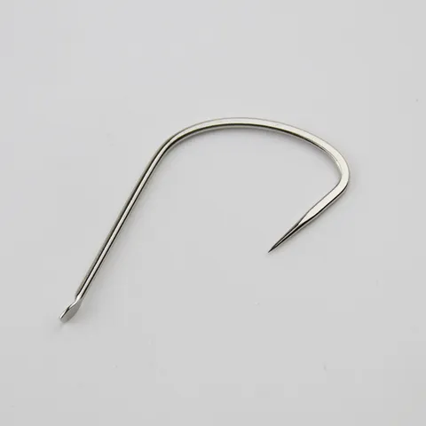 Heavy Duty Barbless Fishing Hook Extra Large Carp Anchor Hook Silver Electroplated Metal Fishing Tackle For River Outdoor Angling