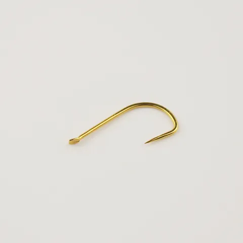 Gold Fishing Hooks Barbless Fishing Tackle For Freshwater Fishing Accessories Outdoor Sports Professional Metal Fish Hook