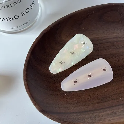 Pinza para el Pelo de Acetato con Diamantes de Imitación y Broches Laterales Geométricos Accesorios para el Pelo de Mujer Estilismo Diario