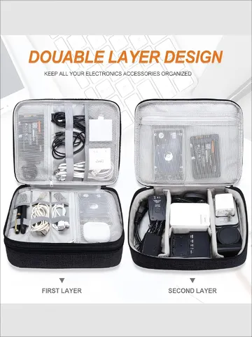Multifunctionele Digitale Opbergtas Waterdicht Oxford Doek Elektronica Accessoires Organizer Reis Kabel Etui