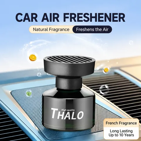 Glass Bottle Car Air Freshener Long Lasting Plant Extract Fragrance Car Interior Perfume Diffuser Aromatherapy Bottle