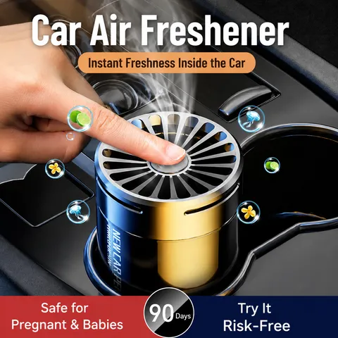 Car Air Freshener Solid Balm Long Lasting Fragrance Auto Perfume Cylindrical Deodorizing Aromatherapy Car Ornament