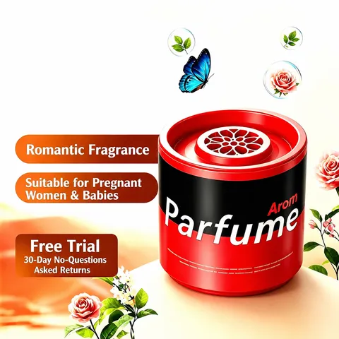 Solid Air Freshener Long Lasting Plant Spices Fragrance Deodorant For Car Home Bedroom Bathroom Aromatherapy Tin Can