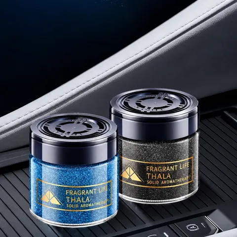 Car Air Freshener Solid Balm Long Lasting Aromatherapy Deodorant Fragrance Ornament For Auto Interior Home Office