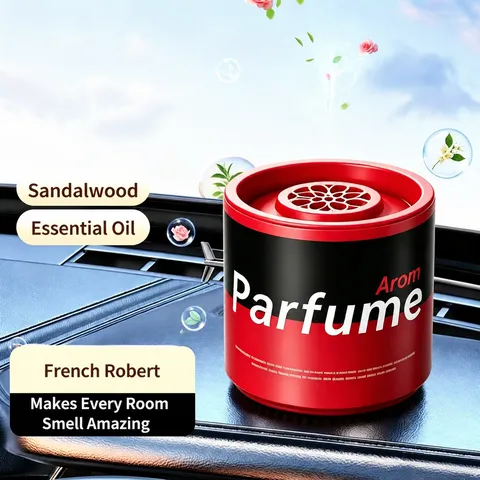 Solid Air Freshener Long Lasting Plant Spices Fragrance Deodorant For Car Home Bedroom Bathroom Aromatherapy Tin Can