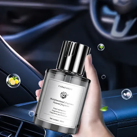 Car Air Freshener Long Lasting Gardenia Cologne Ocean Fragrance Glass Bottle Car Interior Deodorization Aromatherapy