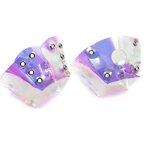 Protecteur de Pointe de Patin à Roulettes en PVC Laser Quad Patins Embout avec Rivets Métalliques Accessoires de Remplacement