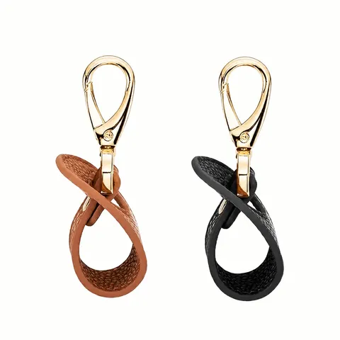 PU Leather Travel Hat Clip For Backpack Purse Handbag Portable Baseball Hat Clip Holder With Metal Snap Hook Travel Accessories