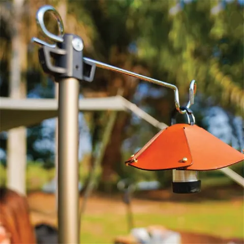 Outdoor Camping Retro Leather Lampshade Mini Portable Light Cover Protective Sleeve For Hiking Picnic Travel