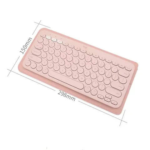 Funda Protectora De Cuero PU Para Teclado Inalámbrico Minimalista Bolso De Almacenamiento Portátil Suave Para Accesorios De Computadora