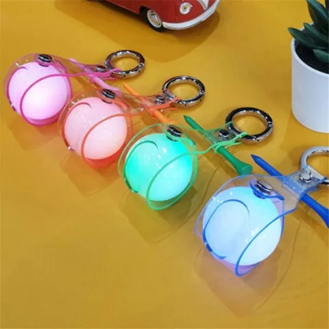Outdoor Transparent PVC Golf Ball Bag Jelly Color Portable Waist Hanging Golf Storage Pouch With Golf Ball And Tee