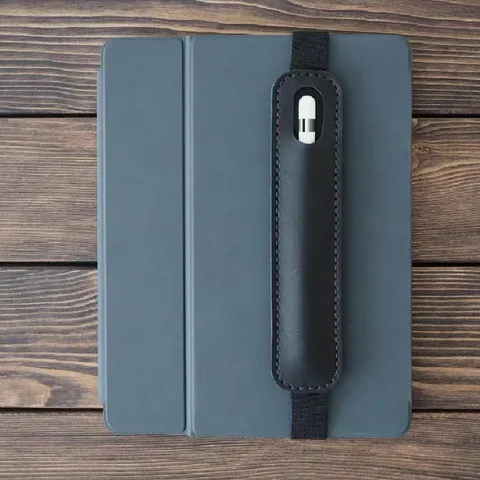 PU Leather Stylus Pen Sleeve Elastic Band Holder Case For Tablet Touch Screen Pen Storage Pouch