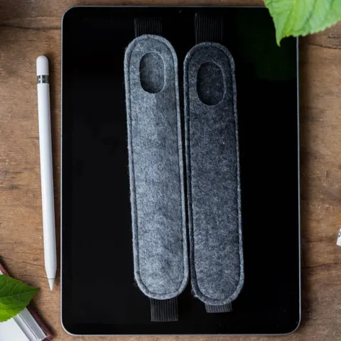 Vilt Tablet Stylus Pennenetui Hoes Houder Met Elastische Band Draagbare Beschermhoes Voor iPad Touch Pen Kantoorbenodigdheden