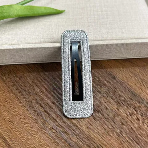 Pinza de Pelo con Purpurina Plateada Minimalista Dulce Guay Horquilla BB Metal Estrella Corazón Lágrima Accesorios para el Cabello para Mujeres Niñas Joyería