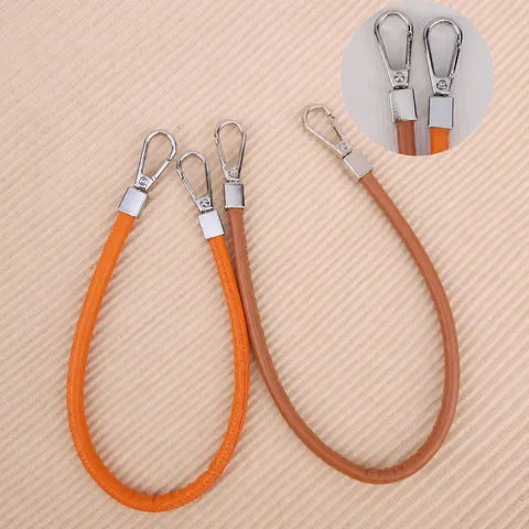Fashion PU Leather Phone Wristband Lanyard Colorful Double Buckle Hand Strap Portable Phone Chain Bag Charm Accessory Women Jewelry