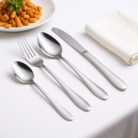 Moderno Minimalista Acciaio Inossidabile Posate Occidentali Coltello Forchetta E Cucchiaio Per Cucina